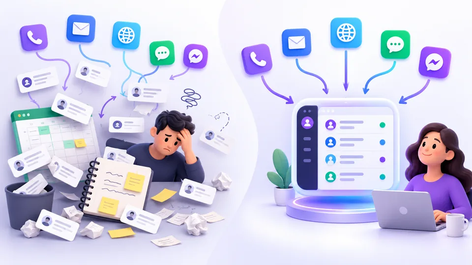 Разрозненные обращения клиентов и единая CRM-система