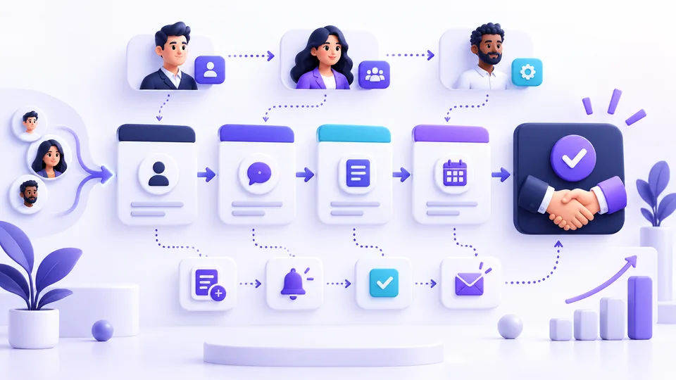 Воронка продаж, распределение ответственности и автоматизация CRM